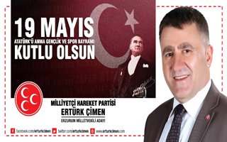 MHP'li Ertürk Çimen'den 19 Mayıs mesajı