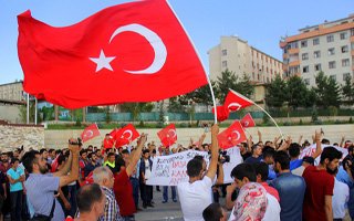 Erzurum'da teröre telin yürüyüşü