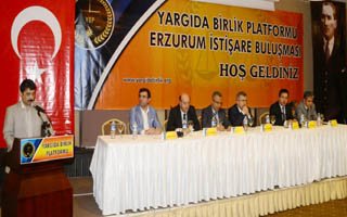 Yargıda birlik toplantısı Erzurum'da yapıldı