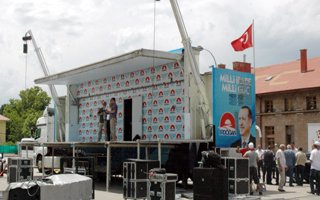 Erzurum Erdoğan'ı karşılamaya hazırlanıyor