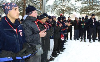 İzciler Erzurum'daki atalarını yad etti