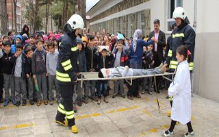 Oltu'da Gerçeğini Aratmayan Tatbikat