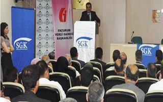 Erzurum SGK'dan yapılandırma semineri