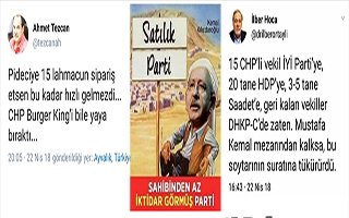 Sosyal medyada CHP geyikleri