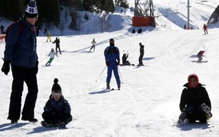 Palandöken Kayak Merkezi cıvıl cıvıl!