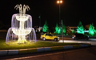 Turizm kenti Erzurum geceleri ışıl ışıl