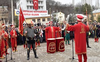 İspir ilçesinde kurtuluş coşkusu vardı