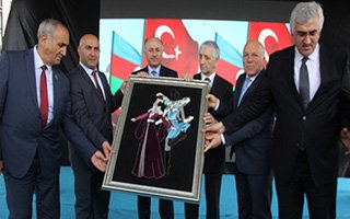 Erzurum'da İlham Aliyev parkı törenle açıldı