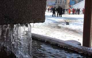 Erzurum'da dondurucu soğuklar geri geldi