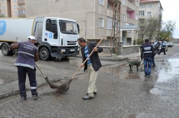 Palandöken Belediyesi'nden bahar temizliği