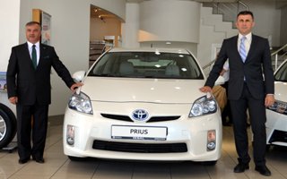 Toyota Türkiye turu için Erzurum'da 