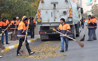 Palandöken'de sonbahar temizliği sürüyor