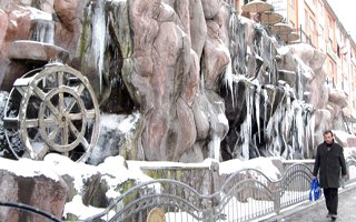 Erzurum'da Sibirya soğukları etkili