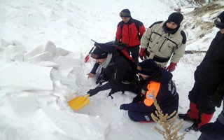 Palandöken'de Çığ Tatbikatı Yapıldı