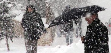 Erzurum'da Beyaz Çile Yaşanıyor