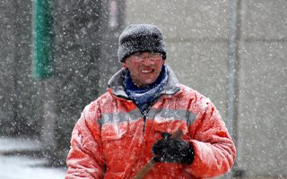 Erzurum'da gece soğuk hava etkili