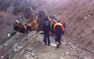 İş makinesi operatörünün feci sonu