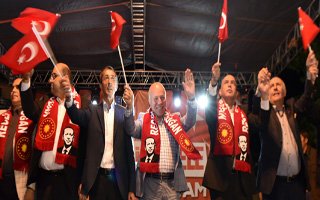 Erzurum'da Demokrasi Nöbeti Sürüyor