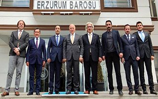 Başkan Sekmen'den Erzurum Barosu'na Ziyaret